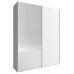 Шкаф-купе Perfect Мика II / Mika II 150 2-дверный с зеркалом Белый (PFH-091753)