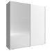 Шкаф-купе Perfect Мика II / Mika II 200 2-дверный с зеркалом Белый (PFH-091755)