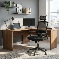 Кресло компьютерное с подлокотниками и подголовником Perfect OC - 8330 Черный (PFH - 092057)