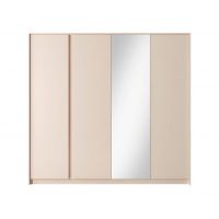Шафа для одягу Perfect Даст/Dast 4-дверна з дзеркалом 4D/220 Беж (PFH-091011)