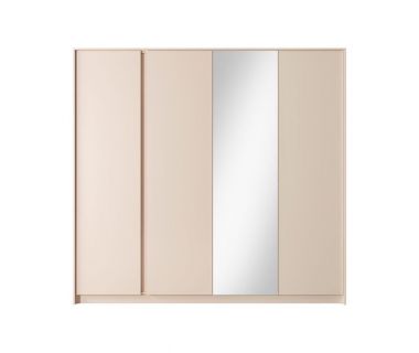 Шкаф для одежды Perfect Даст/Dast 4-дверный с зеркалом 4D/220 Беж (PFH-091011)
