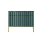 Комод Perfect Нова/Nova 2-дверний з 2 ящиками та золотими ніжками KSZ104 Лабрадор (PFH-091497)