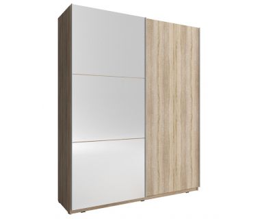 Шафа-купе Perfect Міка II / Mika II 150 2-дверна з дзеркалом Дуб сонома (PFH-091754)