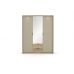 Шафа для одягу Perfect Летто / Letto 3D2S/165 3-дверний Дуб терра темний/сірий кам'яний (PFH-092040)