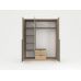 Шафа для одягу Perfect Летто / Letto 3D2S/165 3-дверний Дуб терра темний/сірий кам'яний (PFH-092040)