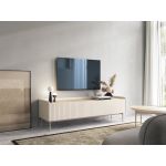 Тумба под телевизор Perfect Левел / Level 2-дверная 2D/181 Беж/дуб сканди (PFH-091159)