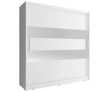 Шкаф-купе Perfect Мая II / Maja II 180 2-дверный с зеркалом Белый (PFH-091795)