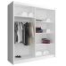 Шкаф-купе Perfect Мая II / Maja II 180 2-дверный с зеркалом Белый (PFH-091795)