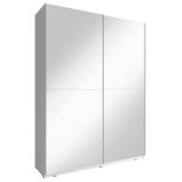 Шкаф-купе Perfect Мика III / Mika III 150 2-дверный с зеркалом Белый (PFH-091757)