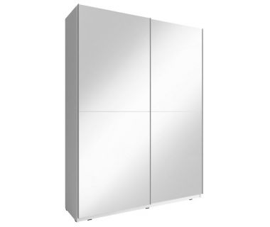 Шафа-купе Perfect Міка III / Mika III 150 2-дверна з дзеркалом Біла (PFH-091757)