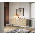 Комод Perfect Таво / Tavo 2D3S/187 2-дверный с 3 ящиками Дуб кремона (PFH-091400)