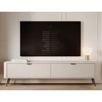 Тумба під телевізор Perfect Ланте/Lante 2-дверна з чорними ніжками 2D/163 Беж (PFH-091183)