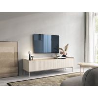 Тумба під телевізор Perfect Левел / Level 2-дверна 2D/181 Беж/дуб сканді (PFH-091159)