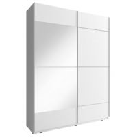 Шкаф-купе Perfect Мика IV / Mika IV 150 2-дверный с зеркалом Белый (PFH-091761)