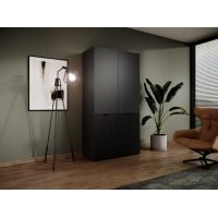 Шафа для одягу Perfect Сендбокс / Sandbox NOVA 2-дверна Чорна (PFH-091900)