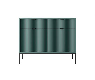 Комод Perfect Нова/Nova 2-дверний з 2 ящиками та чорними ніжками KSZ104 Лабрадор (PFH-091500)