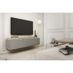 Тумба під телевізор навісна Perfect Оро/Oro 2-дверна RTV135 Сірий (PFH-091350)