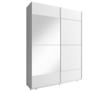 Шафа-купе Perfect Міка IV / Mika IV 150 2-дверна з дзеркалом Біла (PFH-091761)