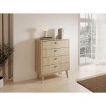 Комод Perfect Вики / Viki 4S/88 с 4 ящиками Дуб баристая (PFH-091408)