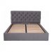 Кровать Лондон – размер 160 х 200 – комплектация Комфорт – обивка Города ДК Грей