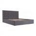 Кровать Кембридж – размер 160 х 200 – комплектация Комфорт – обивка Города ДК Грей