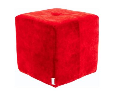 Пуф Кристи – обивка Финт Ред
