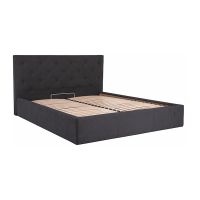 Кровать Бристоль – размер 160 х 200 – комплектация Комфорт – обивка Города ДК Грей