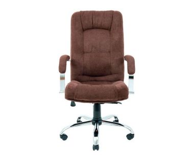 Крісло комп'ютерне Альберто - Хром - Кордрой 472