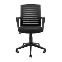 Крісло комп'ютерне Флеш Ю - Пластик - Сітка чорна