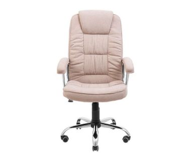 Крісло комп'ютерне Бонус Ю - Хром - Меджик Беж