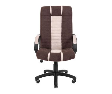 Кресло компьютерное Атлант - Пластик Вещь - Город Шоколад + Бежевый