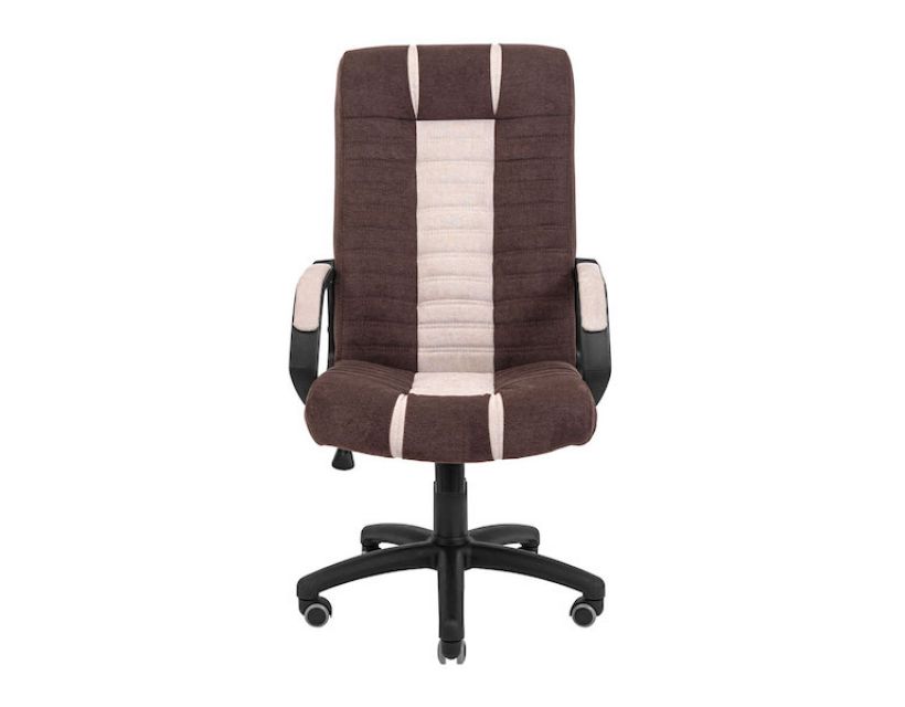 Крісло комп'ютерне Атлант - Пластик Річ - Місті Шоколад + Бежевий в інтернет магазині "Меблі Даром"