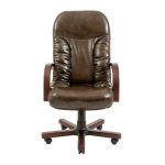 Крісло комп'ютерне Буфорд - Вуд - Мадрас Верде