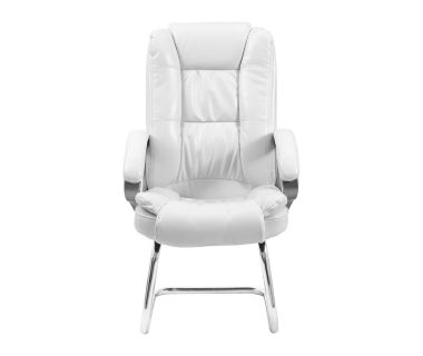 Кресло компьютерное Калифорния Ю – СФ Хром – Лаки Уайт