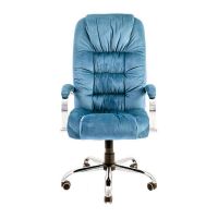 Крісло комп'ютерне Річард - Хром - Флоріда Океан