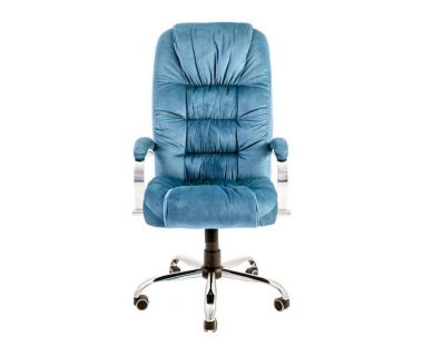 Кресло компьютерное Ричард – Хром – Флорида Океан