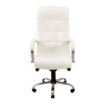 Крісло комп'ютерне Вірджинія - Хром - Лаккі Вайт