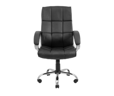 Крісло комп'ютерне Аризона - Хром - Чорний