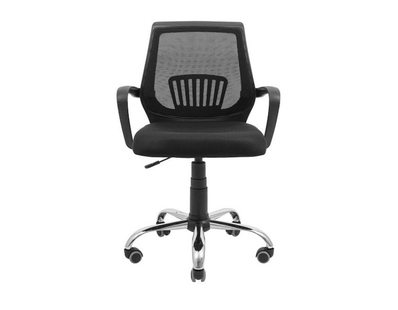 Крісло комп'ютерне Стар - Хром - Сітка чорна в інтернет магазині "Меблі Даром"