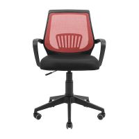 Кресло компьютерное Стар – Пластик – Сетка черная + красная