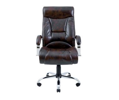 Кресло компьютерное Магистр - Хром - Титан ДК Браун