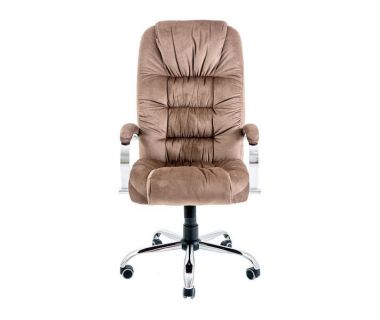 Кресло компьютерное Ричард – Хром – Флорида Карамель