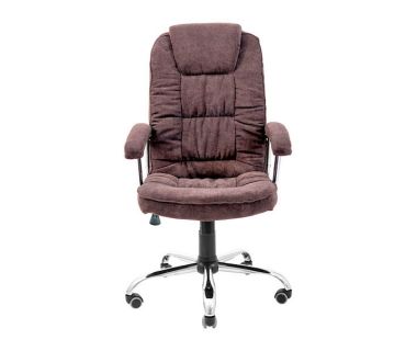 Крісло комп'ютерне Бонус Ю - Хром - Фрідом 05 Еспрессо