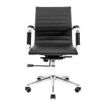 Крісло комп'ютерне Балі - ЛБ Хром - Чорний