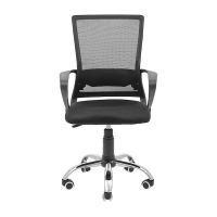 Кресло компьютерное Робин - Хром - Сетка черная