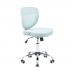 Крісло комп'ютерне Лео - Хром - Блакитний в інтернет магазині "Меблі Даром"