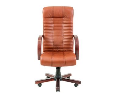 Кресло компьютерное Атлант - Вуд - Мадрас Виски