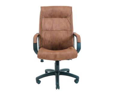 Крісло комп'ютерне Ріо - Пластик Річ - Мустанг Кофе