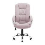 Крісло комп'ютерне Каліфорнія Ю - Хром - Меджик Дасті Віолет