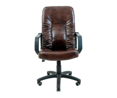 Кресло компьютерное Техас - Пластик - Титан ДК Браун